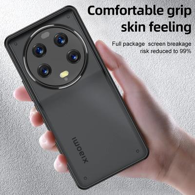 For Xiaomi 15 Ultra Case Transparent Acrylic Phone Case For Mi 15Ultra 15 Pro 14 Ultra 14Pro Matte PC Hard Shockproof Back Cover