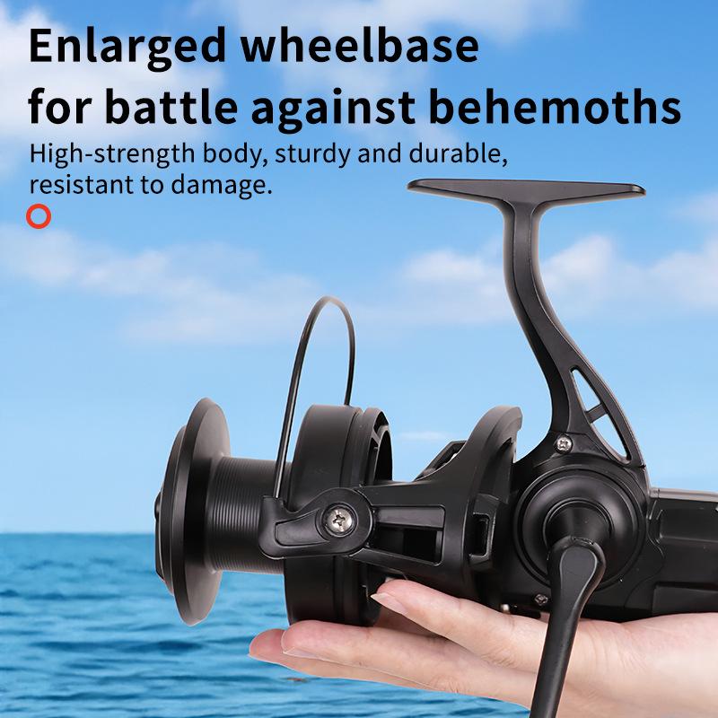 Anti-Seawater Metal Spinning Reel for Long-Cast Fishing with Sea Rod