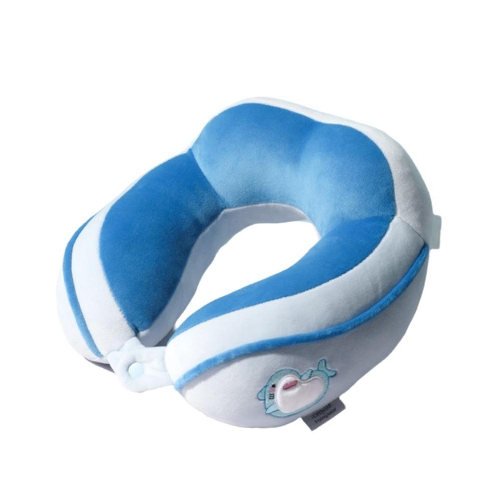 Snap-fastener U-shaped Pillow Skin-friendly Headrest Practical Office Nap Neck Train
