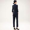 Navy Blue High-End Professional Goddess Suit - Spring/Autumn Two-Piece Skirt Set for Jewelry Store Workwear