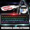 Gateron Switch 61 Keys Obins Anne Pro 2 60% Bluetooth 4.0 Type-C RGB Mechanical Gaming Keyboard