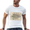 Carte Vintage de Londres 1853 Carte Ancienne de Londres T-shirt Vintage Londres Entraînement Fitness T-shirt Respirant