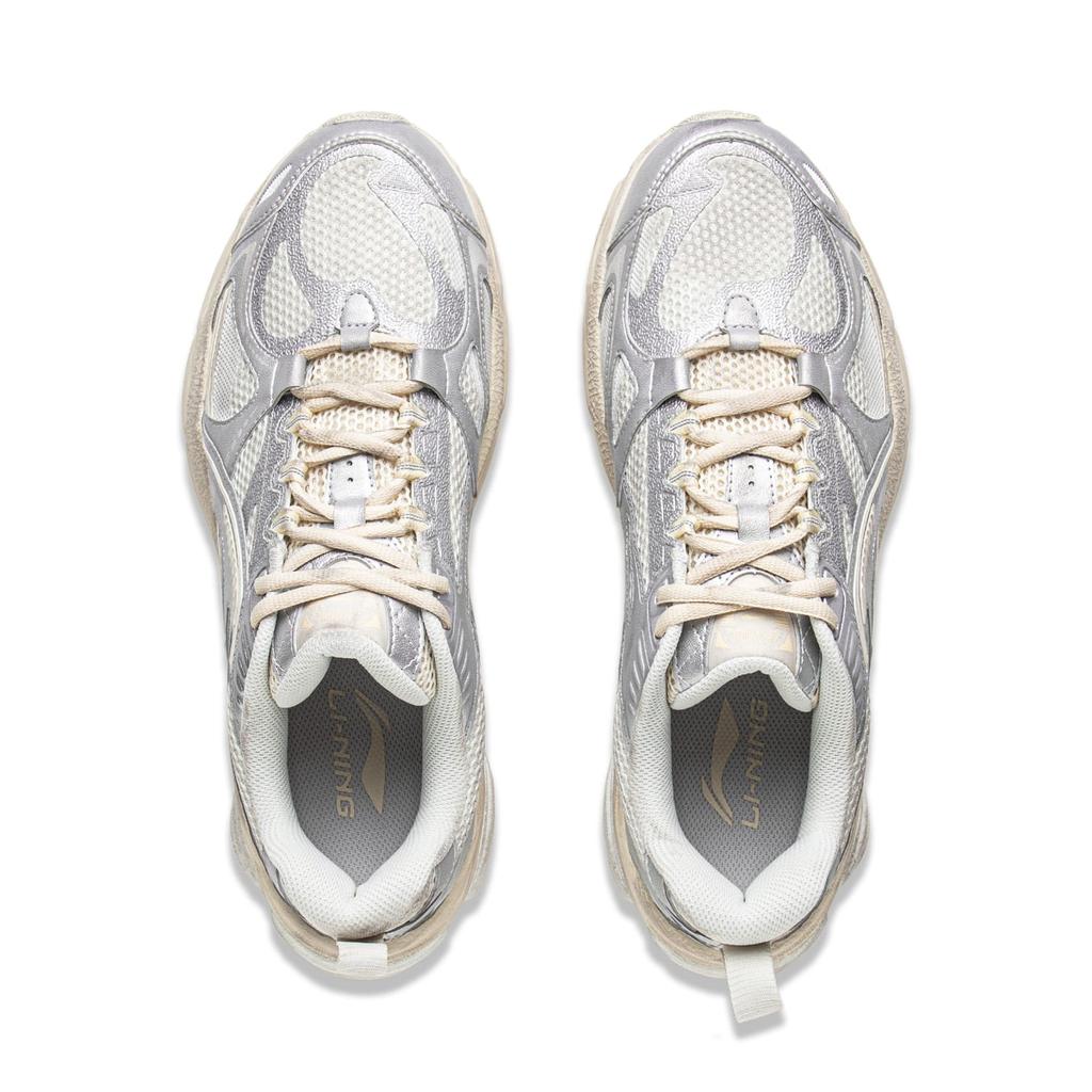 Li Ning Fuyao Boom Low Top Running Shoes Men's Gray Silver ARXV005-1