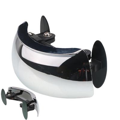 Motorcycle Mirrors Motorcycle Windscreen 180 Degree Blind Mirror Wide Angle Adjustable Wind Screen Mount Blind General For