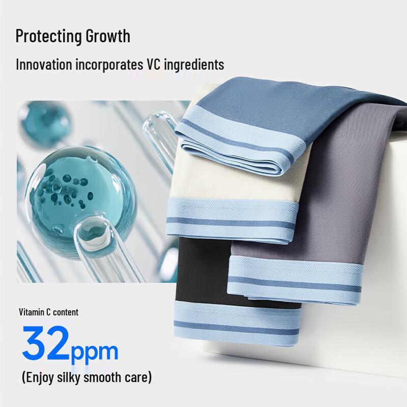 HLA Vitamin C Care Teen Boys' Cotton Antibacterial Boxer Briefs 3-Pack