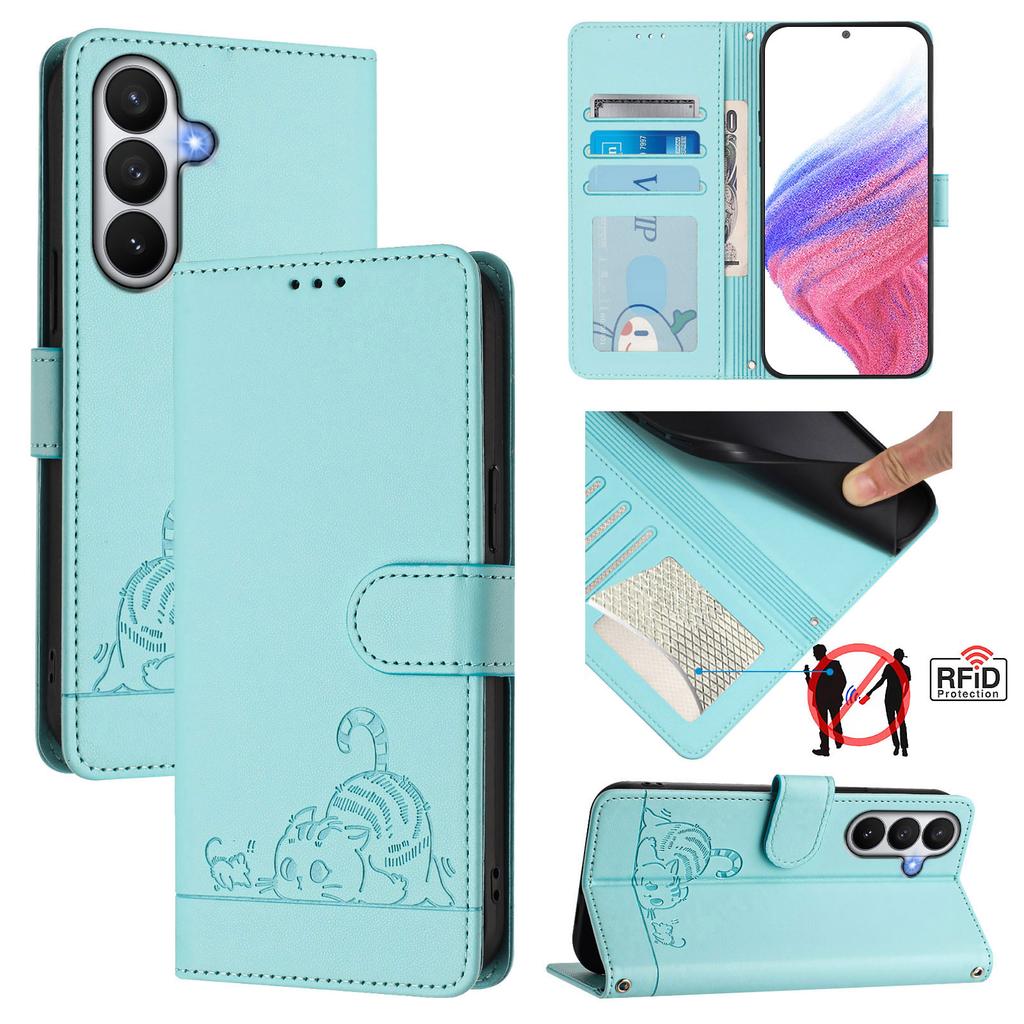 Leather Phone Wallet Case Stand For Samsung Galaxy S26 S25 Edge S24 S23 S22 S21 S20 Ultra FE S10 Plus Protective Card Flip Cover