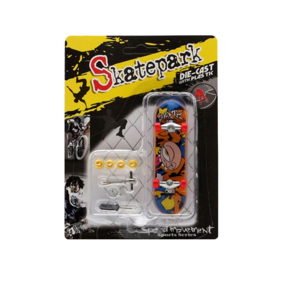 Creative Finger Skateboard Scrub Nonslip Professional Mini Skateboard Toy Finger Skate Board Tabletop Toys