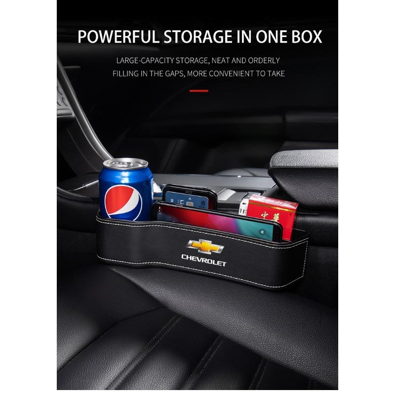 Car Seat Crevice Storage Box Seat Gap Slit Pocket Manager For Chevrolet Cruze Sail Onix Corsa Aveo Captiva Sonic Spark Tracker Trax Colorado Malibu