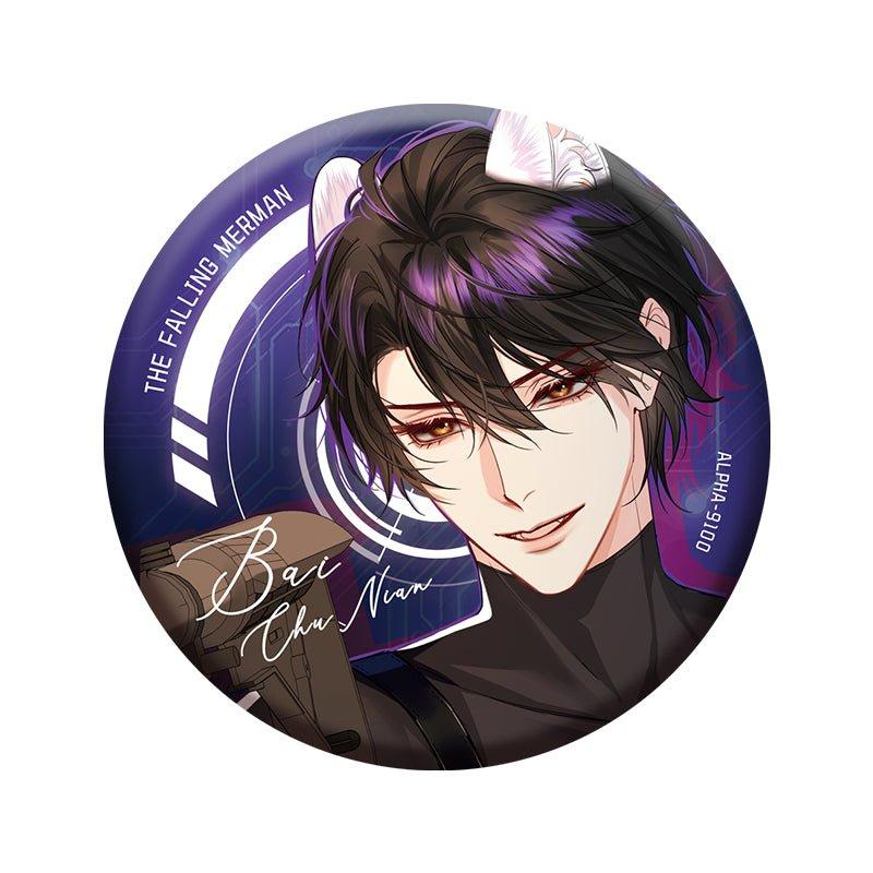 The Falling Merman | Badge & Art Card & Pendant Manku Ver.