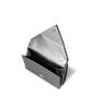 Fennec Crinkle Triangle Triple Wallet - Metal Gray
