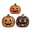 Retro Style Autumn Props 3/4Pcs Vintage Wooden Pumpkin Decor, Rustic Fall Tabletop Centerpiece, Farmhouse Table Decor Halloween Shelf Accent