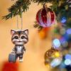 Playful Cat Acrylic Car Accessory Unique Home Decor And Backpack Charm For Cat Lovers