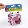 120 PCS Self Adhesive Glitter Heart Foam Stickers DIY Valentine's Day Gift Love Decals Kids Children for Art Craft Party Decor