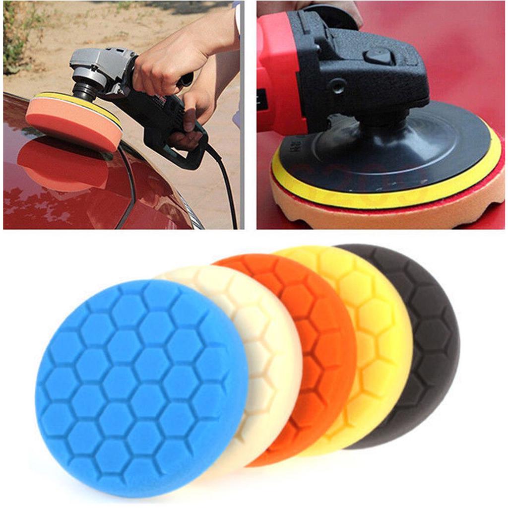 Perceuse Adaptateur-Pour voiture polonais 6pcs 3/" haute Brut polissage tampon pad set