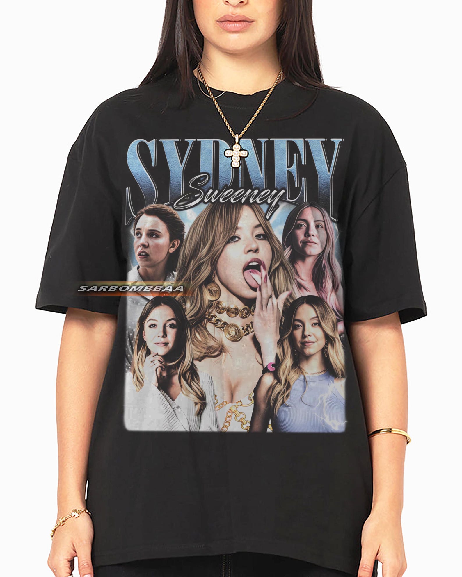 Sydney Sweeney Graphic Tee, Unisex Y2K Streetwear XL