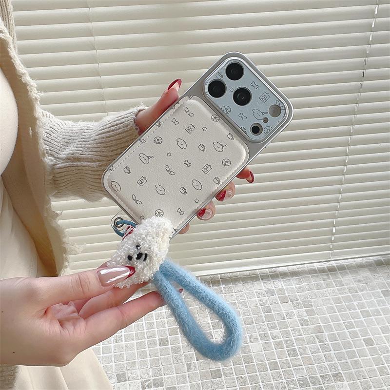 New Cartoon Puppy Design iPhone Case - Compatible with iPhone 14, 15, 16 Pro Max, 17