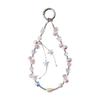 Light Luxury High-End Water Drop Crystal Phone Chain Tassel Pendant Bag Decoration Accessories Keychain Pendant Jewelry