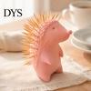 Unique Desk Organizer Hedgehog Toothpick Holder, 3D Printed Animal Stand, Cute Refillable Small Desktop Storage Box Dispenser for Home Office