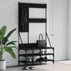 VidaXL Clothes Rack and Shoe Storage Black 100x40x184 Cm 837852