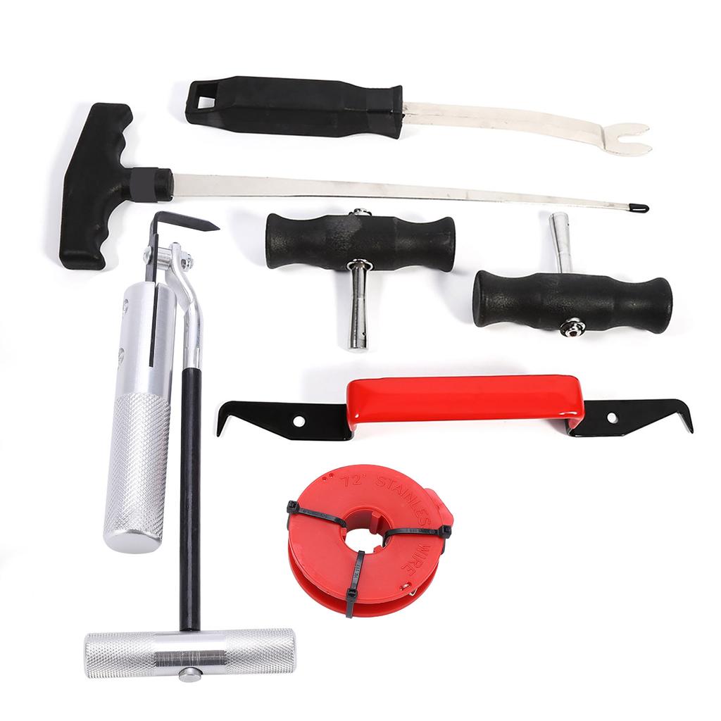 7pcs Windscreen Glass Removal Set Car Van Windshield Kit Garage Hand Tool