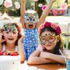 12 pièces Décoration de Fête Disney Zootopia 2 Dessin Animé Prenez des Photos Lunettes en Papier Masques Accessoires Cosplay Fournitures de Fête Joyeux Anniversaire