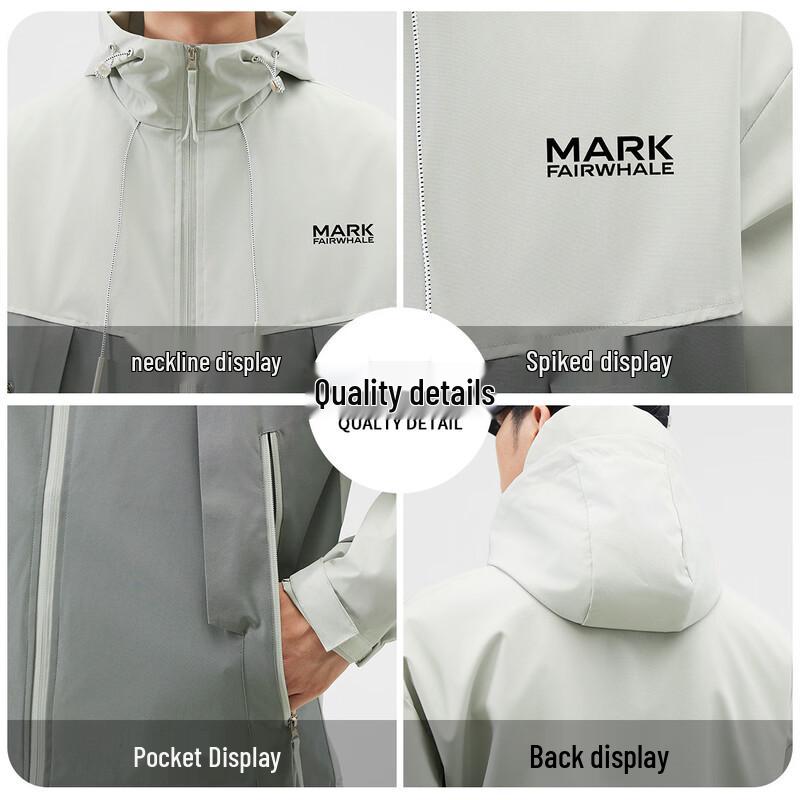 Mark Fairwhale Herren Colorblock Kapuzenjacke