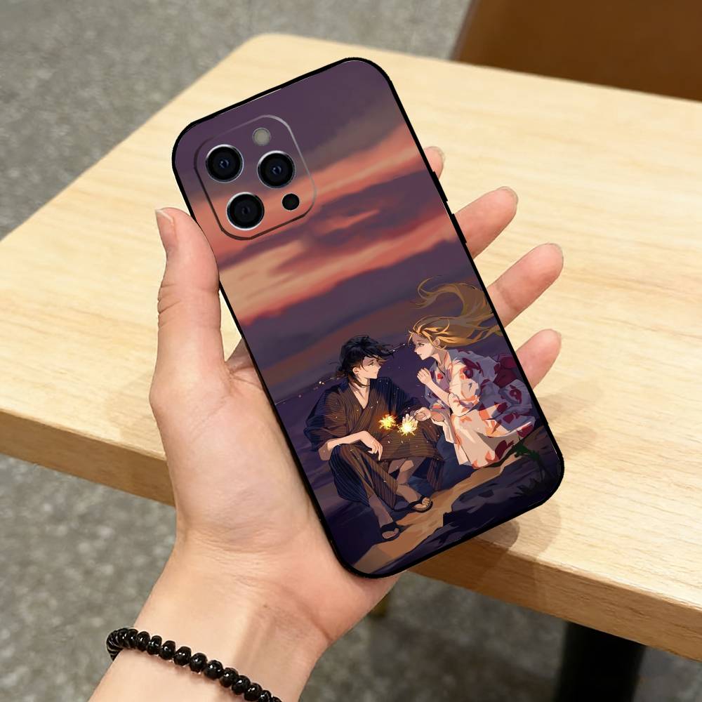 Summer t-Time Rendering Phone Case For iPhone 17,16,15,14,13,12,11 Plus,Pro Max,XS,Soft Silicone Black Cover iPhone17PRO