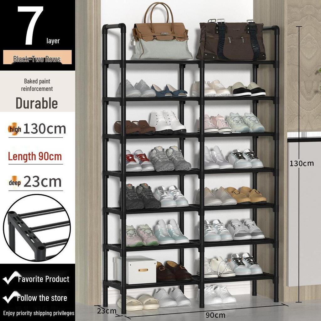 Multi-Tier Shoe Rack: Simple, Economical Storage Cabinet for Dormitory and Entryway