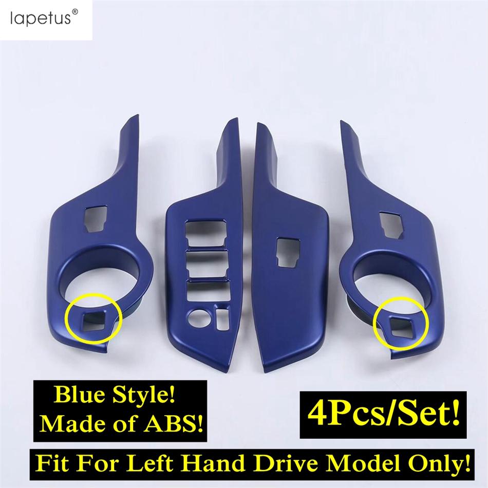 Panel Dekoracyjny Pokrywa Przycisku Podnoszenia Szyby Wewnętrznej Drzwi Samochodu Pasuje Do Toyota C-HR CHR 2016 - Akcesoria Wnętrza ABS