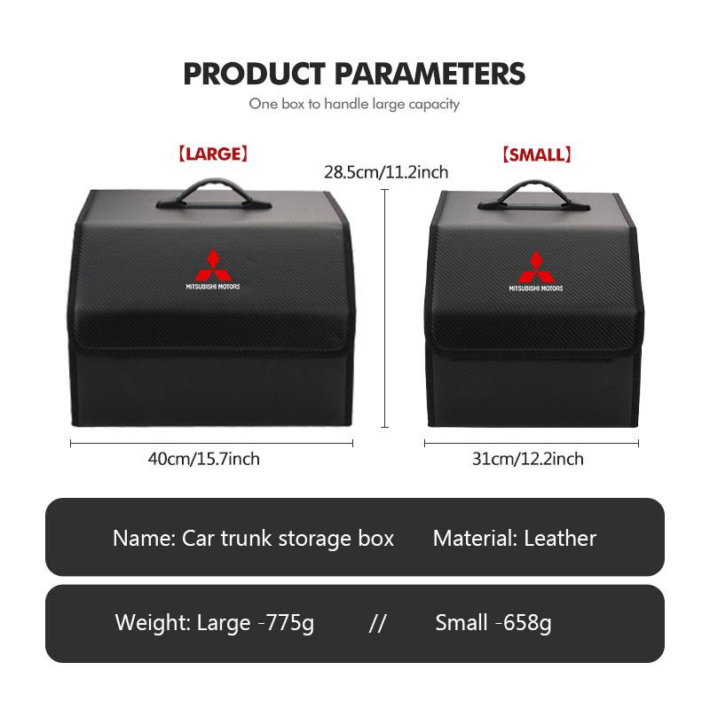 Car Storage Bag Foldable Travel Dustproof Organizer Box Trunk Tool Case For Mitsubishi Lancer ASX Pajero Mirage Attrage Xpander
