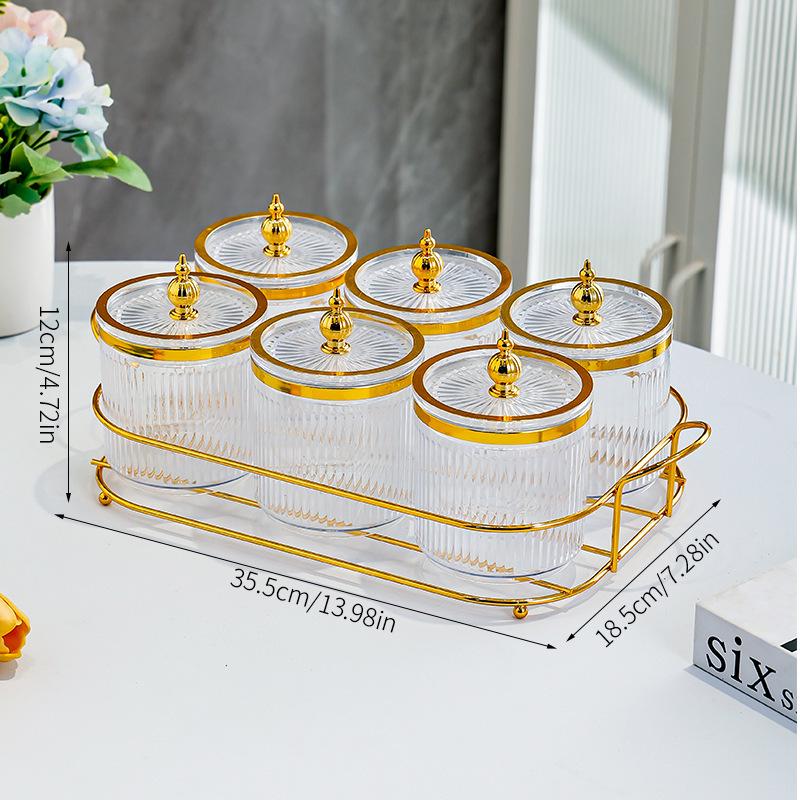 Transparent Food-Grade Plastic Storage Jars for Grains, Snacks, and Dried Goods
