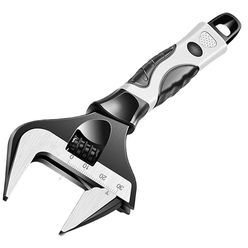 

A25F-Spanner Adjustable Wrench CR-V Steel Mechanical Workshop Hand Repair Tools Car Bicycle Wrench Large Opening Spanner
