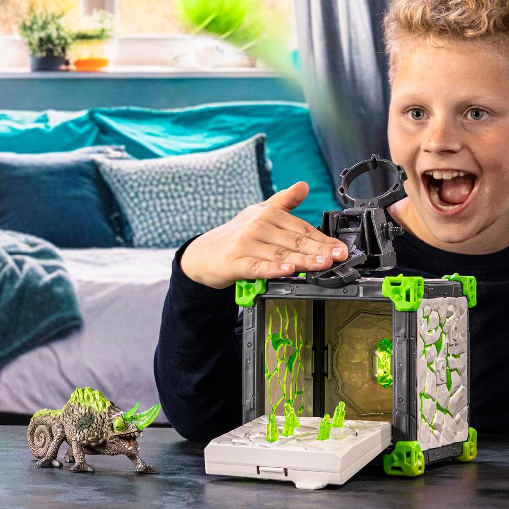 Schleich El Dorado Battle Cube Stone Chameleon 42677