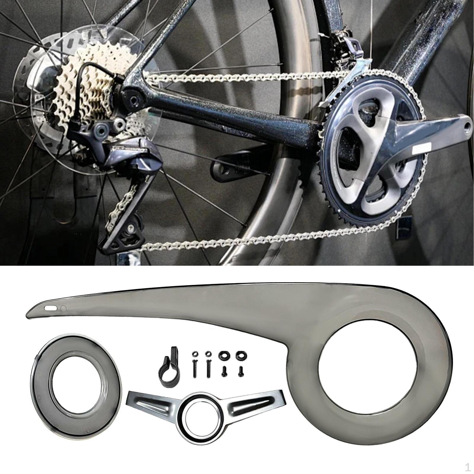 Защита цепи, Чехол для велосипеда, Компоненты, Звездочки, Защита звезды Transparent Black