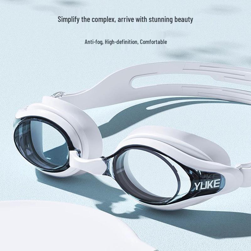 Women's HD Waterproof Anti-Fog Prescription Swimming Goggles - Small Frame, Unisex Design