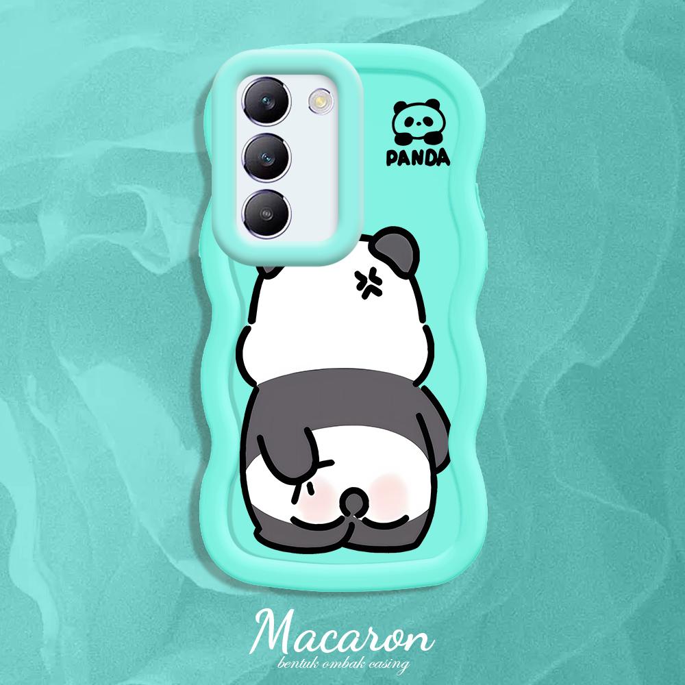 Malt mønster Big Wave Edge mykt silikonmateriale Macaron telefonveske Støtsikkert beskyttende gummideksel for OnePlus Vivo Motorola Moto