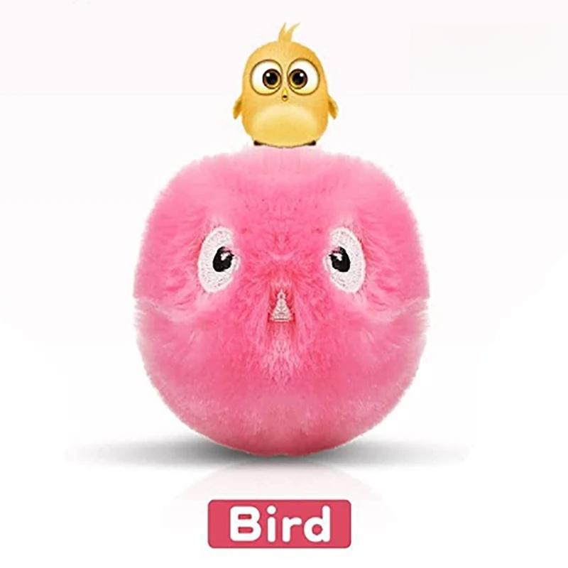 

Плюшевый интерактивный мяч игрушка для кошек электрический со звуком кошачья мята тренировочная игрушка котенок прикосновение звучащий товар для питомца пищащий мяч пушистые игрушки розовый