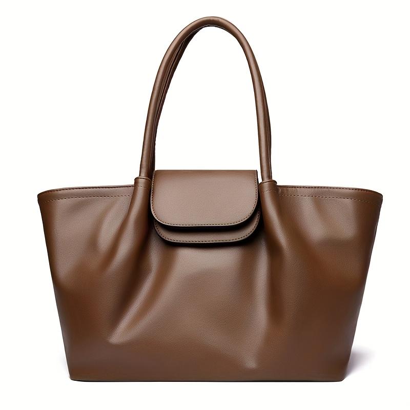 Sac cabas en cuir chic pour femmes Sac à main spacieux à bandoulière Grande capacité Sac à main élégant
