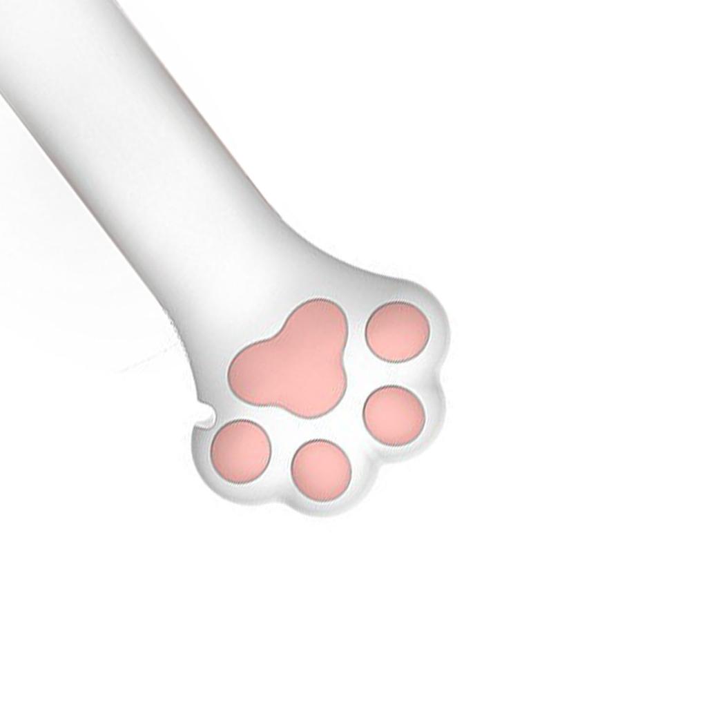 Cat Jar Opener Cat Paw Design Multifunction Pet Canned Spoon for Pet Food Can Supplies White