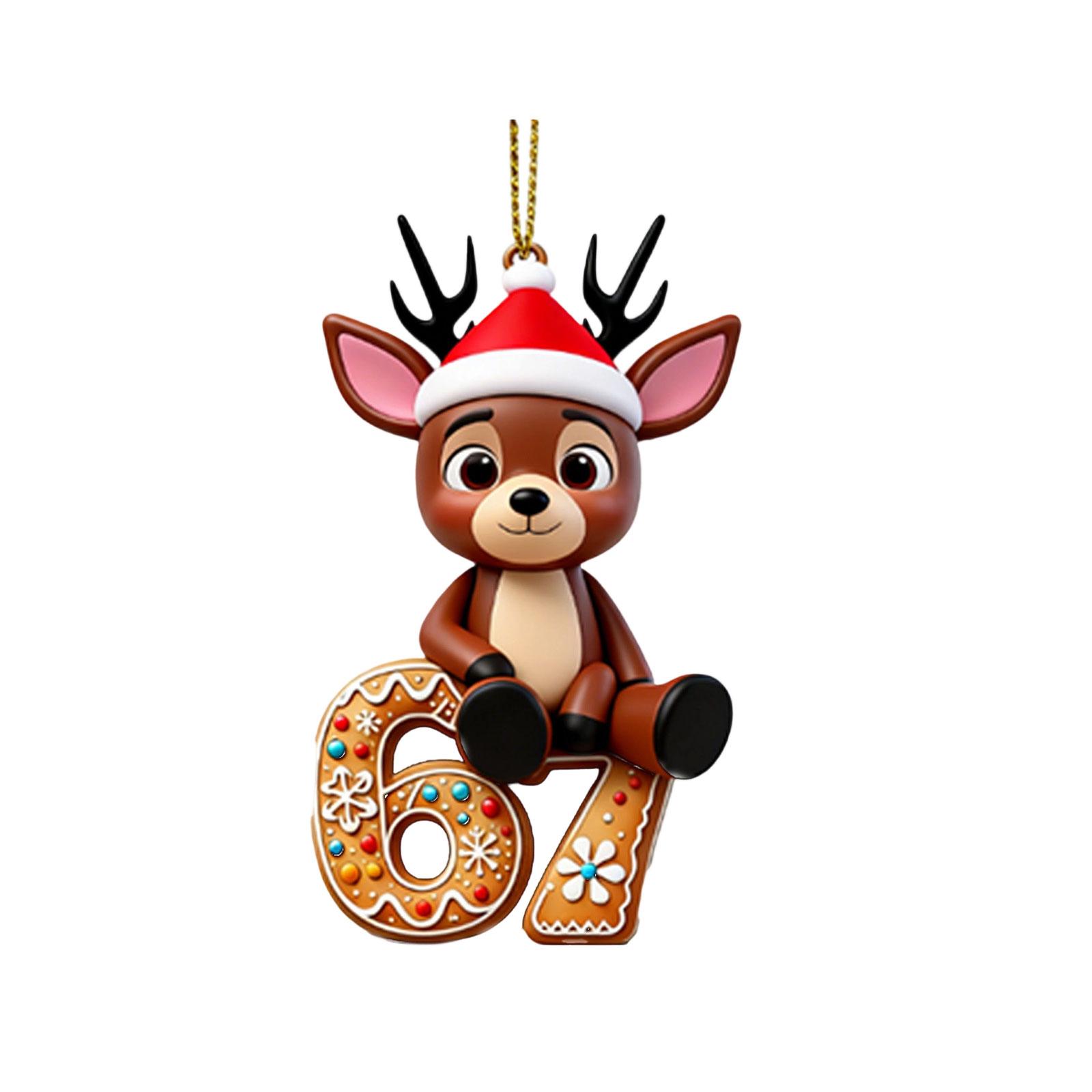 

2D Рождественский Подвесной Декор Бирка на Елку Тематическая Вечеринка Поделки Украшение One Size