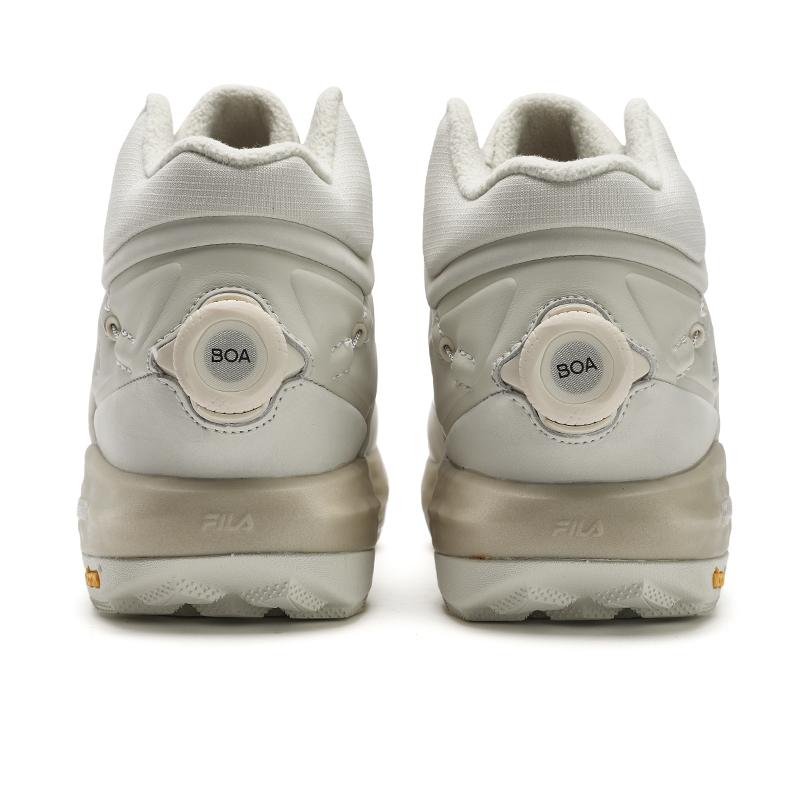 FILA Boa Explorer 2 High Comfortable Fleece Durable High-Top Running Shoes Women sneaker Light-Gray A12W441110FLG