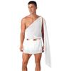 Mens Halloween Mr Toga Cosplay Jumpsuit One Shoulder Chiffon Dress Nightclub Bodysuit Carnival Dress Up Costumes