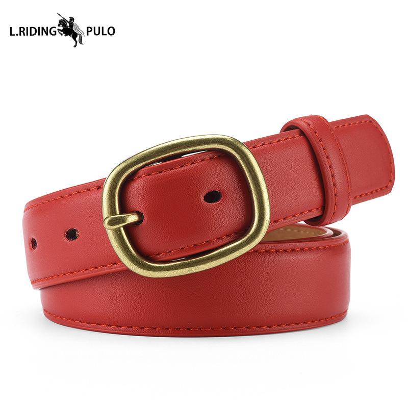 Damen Gürtel Legierung Dornschließe Dekoration Retro Schlicht Vielseitig Dekoration mit Rock Vielseitiger Jeansgürtel