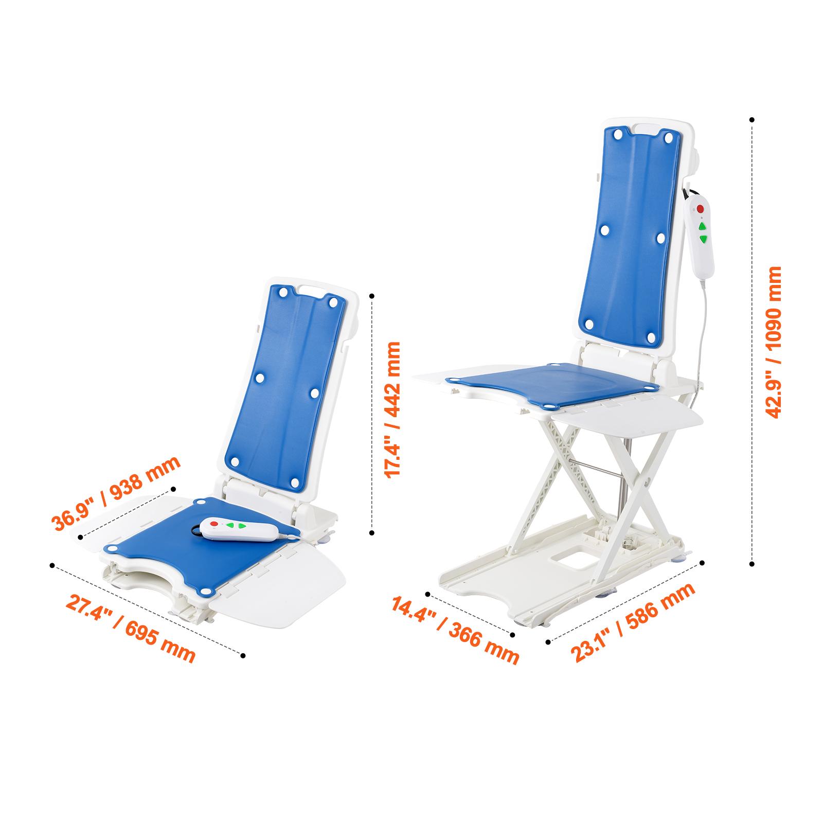 

SucceBuy Электрические подъемные устройства для кресел для подъема пожилых людей с пола, регулируемые по высоте, выдерживают до 310 фунтов, для пожилых людей, пациентов