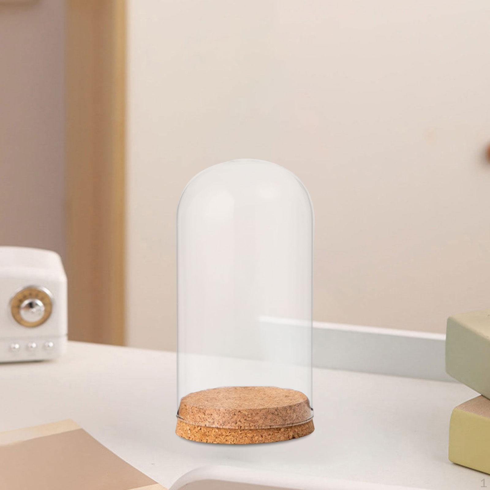 

Клош-колокольчик, витрина, купольный корпус, стеклянные банки для бутылок с пробковыми пробками 9cmx12cm