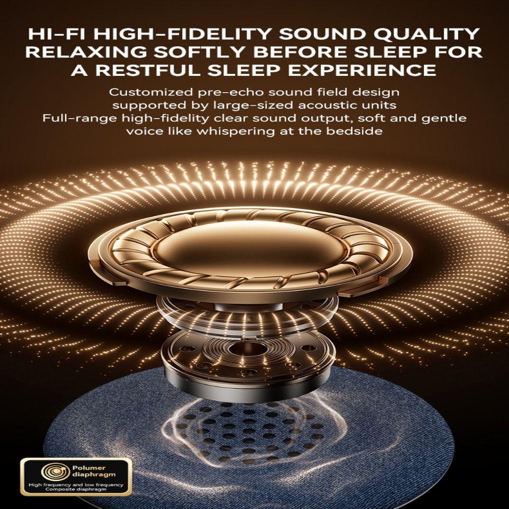 Bluetooth 5.4 Under Pillow Bluetooth Speaker Sleep Aid Wireless Sleeping Speaker Sleeping Music