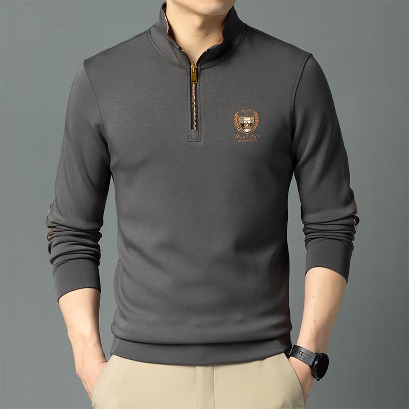 

G·TENNA Men s Half-Zip Stand Collar Sweatshirt D-HR8768 52