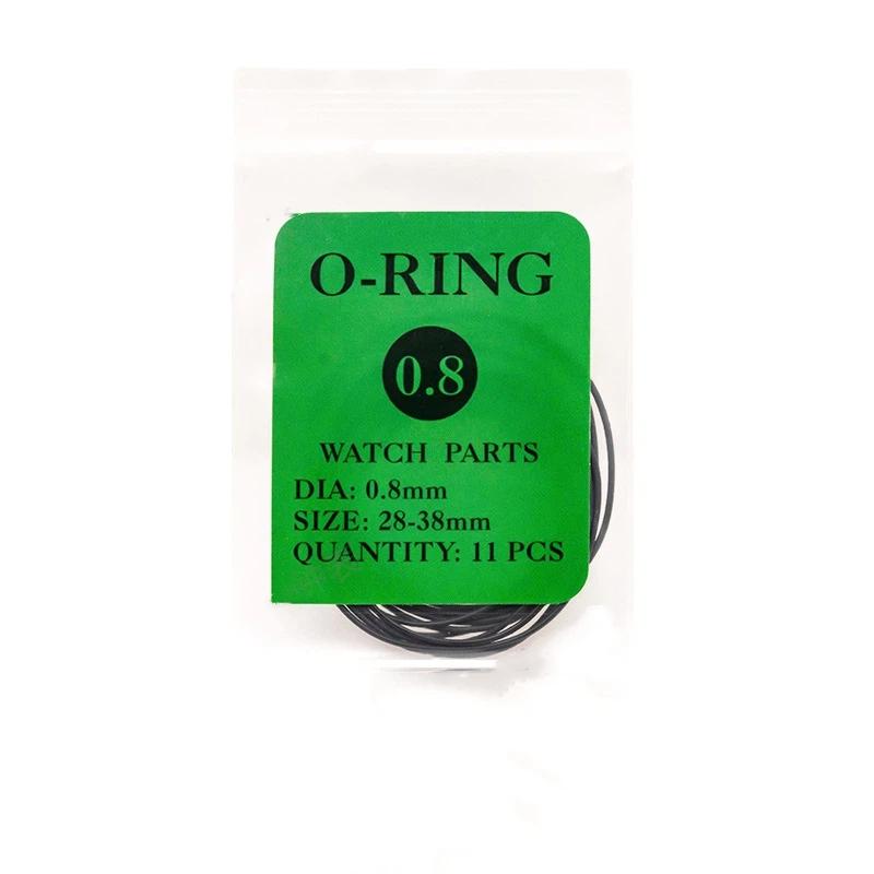 Watch Repair Tools 1Set Watch Case Rubber Waterproof O-Ring Oil-Resistant Watch Bottom Cover Gasket 0.5/0.6Mm O-Ring Seal Gasket