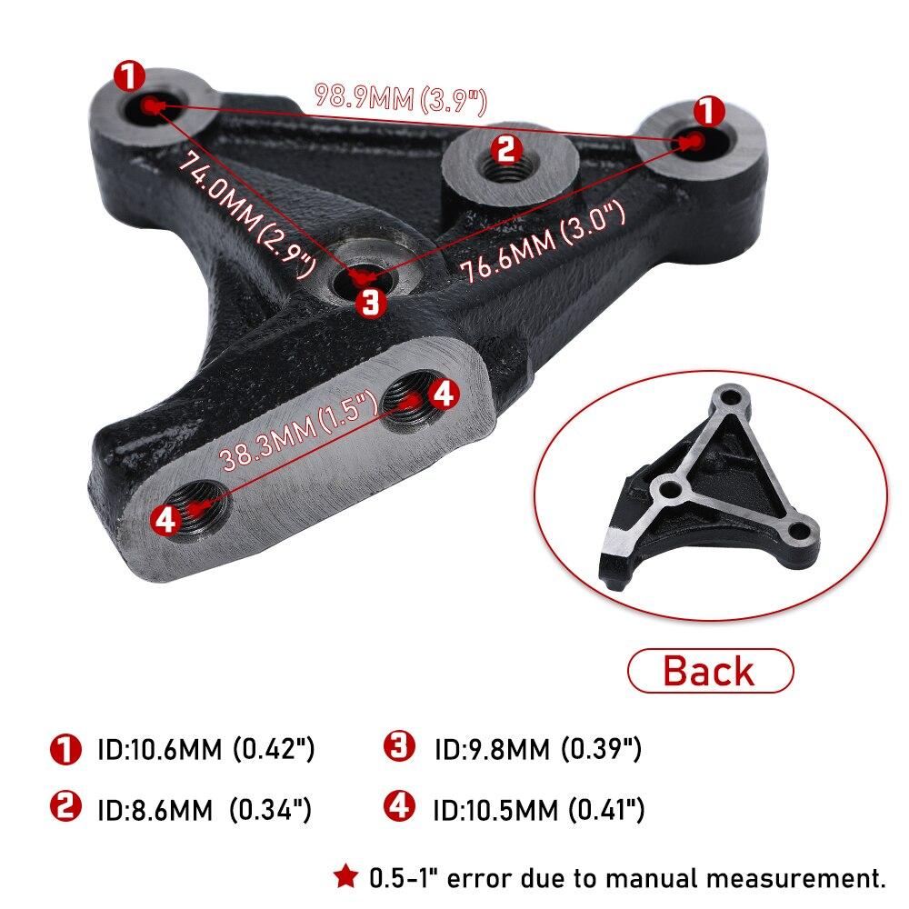 Engine Mount Swap Bracket For K24 Swap EG DC EK EP3 02-06 Honda CR-V 2.4L 03-11 Honda Element 2.4L 11910-PPA-000