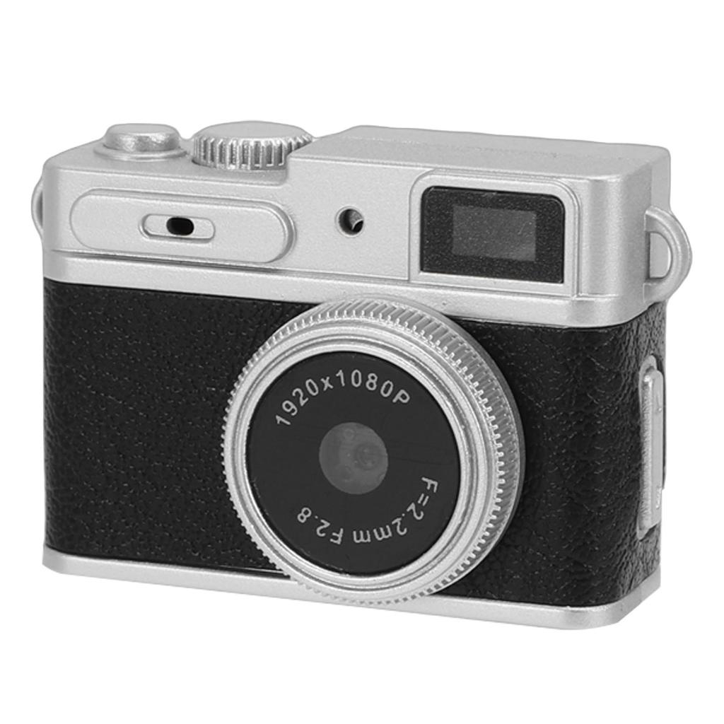 Keychain Digital Camera 1080P FHD Tiny Video Camera 0.96in Screen Vintage Portable Video Recorder